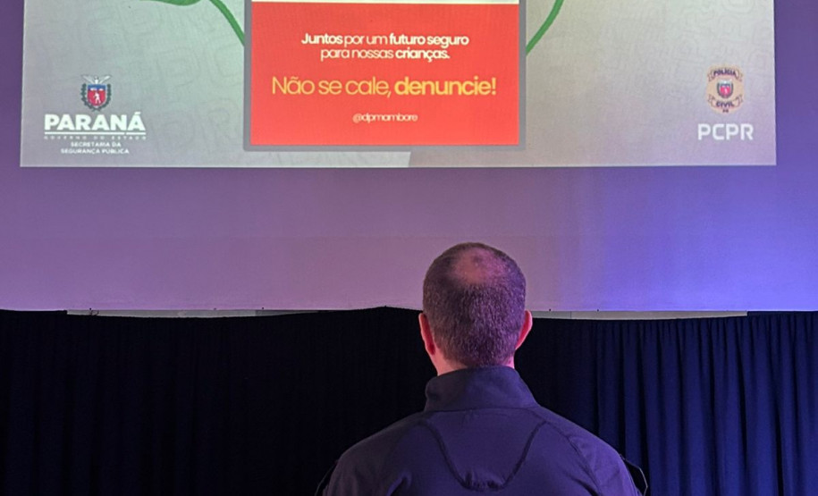 PCPR realiza palestra de conscientização sobre o combate ao abuso e à exploração sexual de crianças e adolescentes em Mamborê