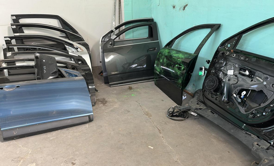 PCPR apreende dezenas de peças veiculares durante ação em Curitiba