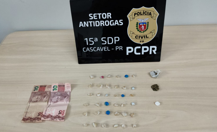 PCPR prende homem por tráfico de drogas em Cascavel