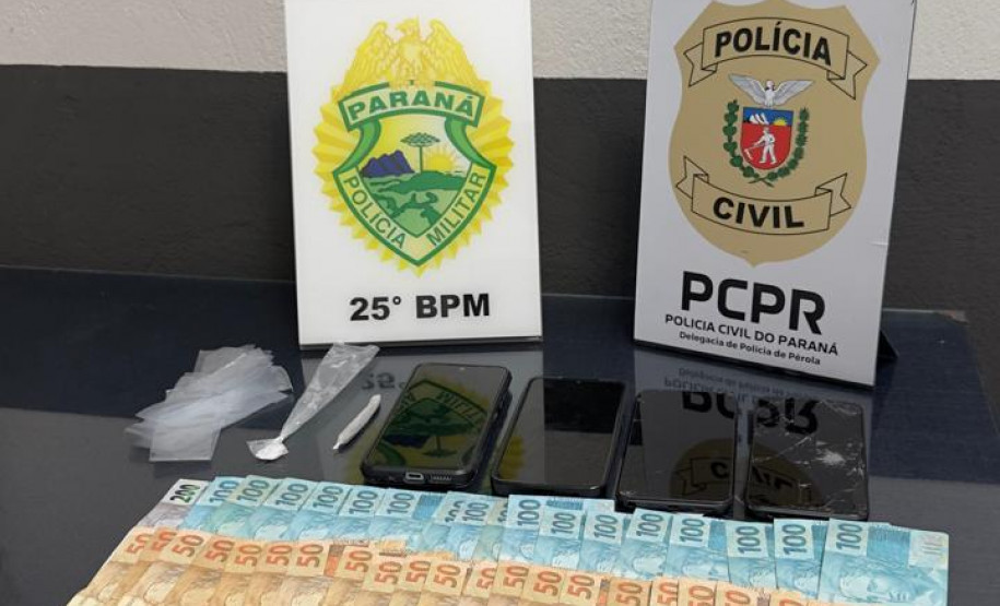 PCPR e PMPR prendem dois homens em flagrante durante operação em Pérola