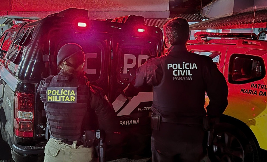 PCPR e PMPR prendem homem por diversos crimes contra mulher e filho em Irati