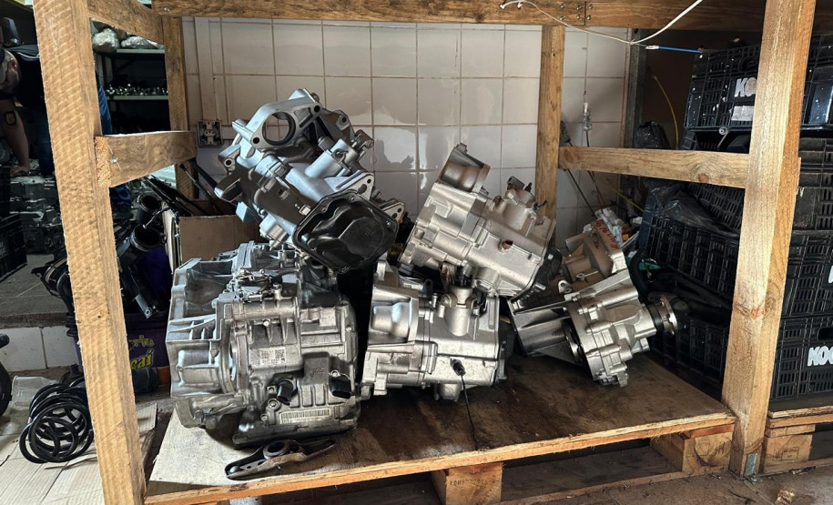 PCPR apreende dezenas de peças veiculares durante ação em Curitiba