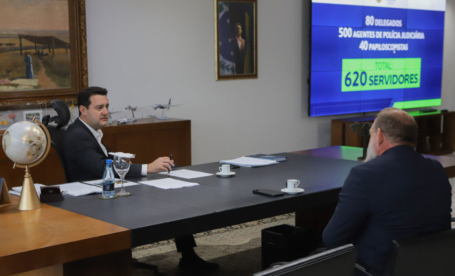 Ratinho Junior anuncia contratação de 620 policiais para reforçar quadro da Polícia Civil