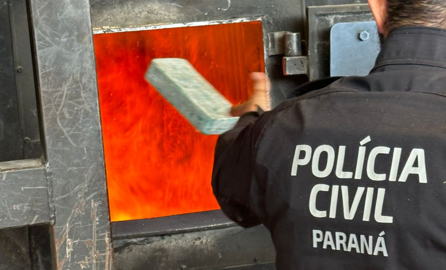 PCPR incinera mais de 1,6 tonelada de drogas em Arapongas