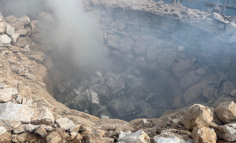 PCPR incinera maior carga de cocaína já apreendida em Curitiba