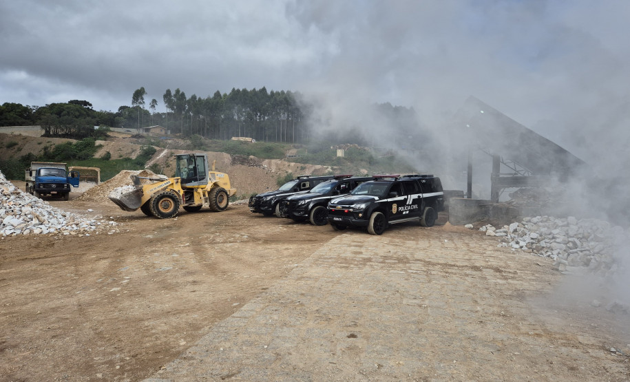 PCPR incinera maior carga de cocaína já apreendida em Curitiba