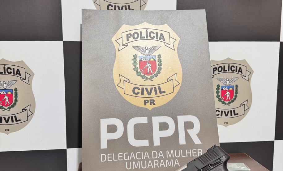 PCPR apreende armas e munições em posse de suspeito de violência contra mulher em Umuarama