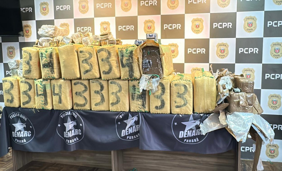 PCPR realiza maior apreensão de haxixe da história do Paraná