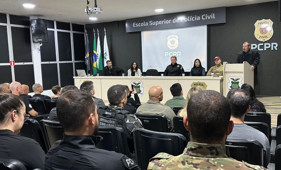 PCPR inicia primeira edição do Curso de Operações Policiais com Cães