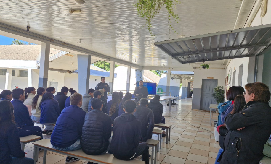 PCPR promove palestra sobre indisciplina escolar e relações interpessoais em Rondon