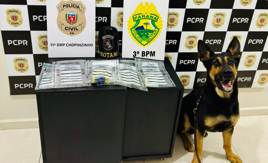 PCPR e PMPR prendem homem em flagrante por tráfico de drogas em Chopinzinho