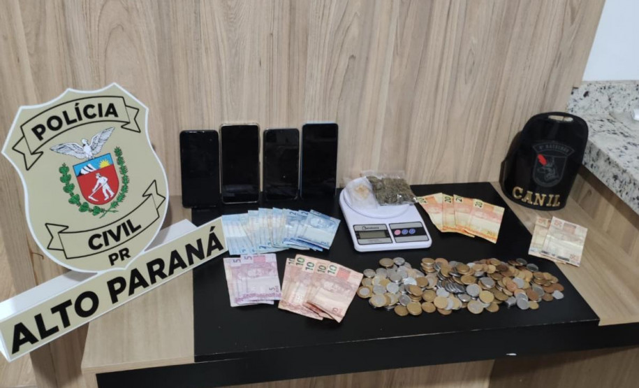 PCPR prende três pessoas por tráfico e associação ao tráfico de drogas em Alto Paraná