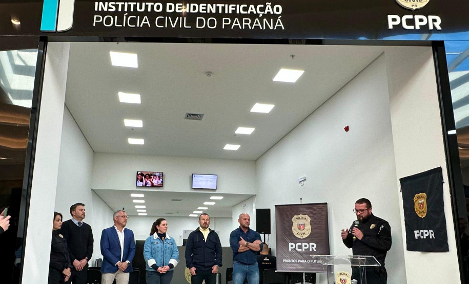 PCPR inaugura novo posto de identificação no Shopping Jockey Plaza, em Curitiba