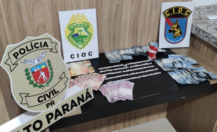 PCPR prende três pessoas por tráfico e associação ao tráfico de drogas em Alto Paraná