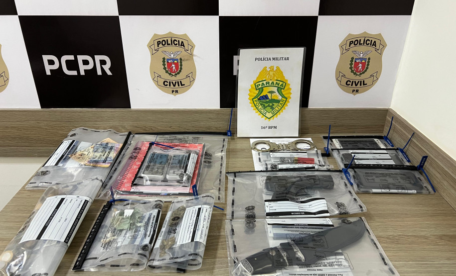 PCPR e PMPR prendem três pessoas durante operação contra o tráfico de drogas em Pitanga