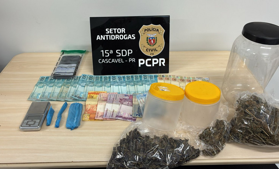 PCPR prende homem por tráfico de drogas durante ação em Cascavel