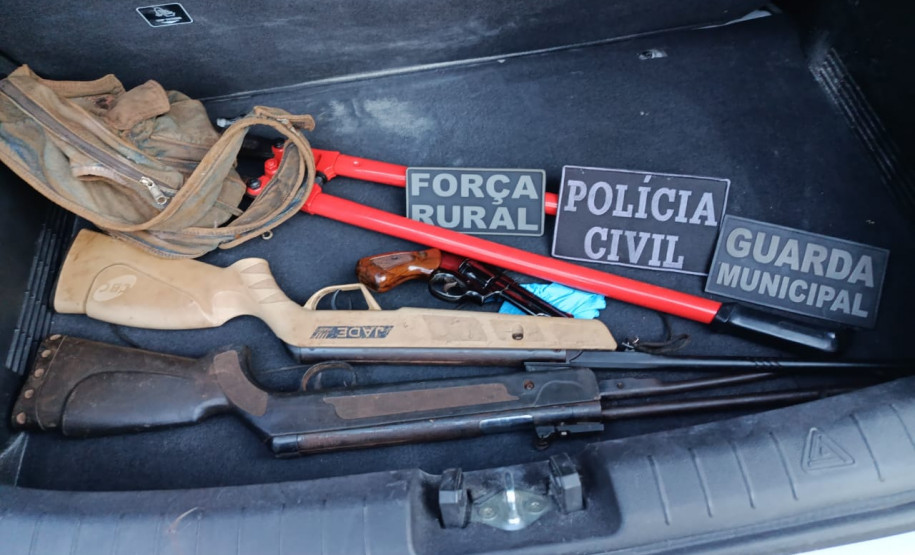PCPR apreende armas de fogo durante operação em Cascavel
