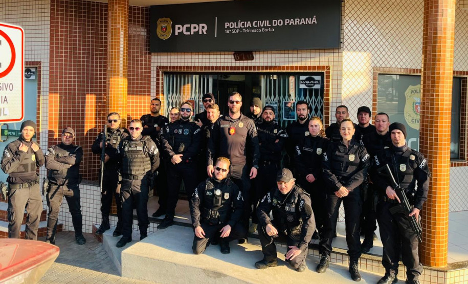 PCPR, PMPR e GM prendem quatro pessoas durante operação nos Campos Gerais do estado