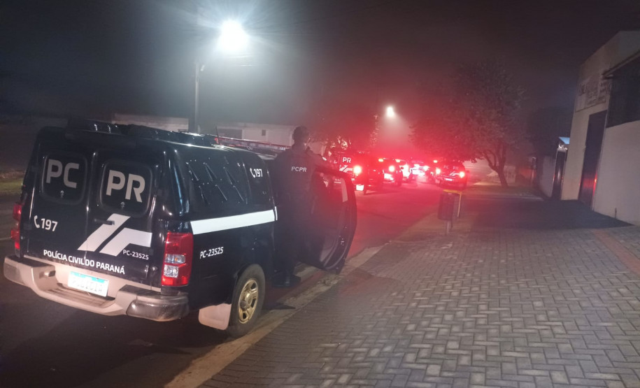 PCPR e PMPR prendem sete pessoas em operação contra o tráfico em Coronel Vivida