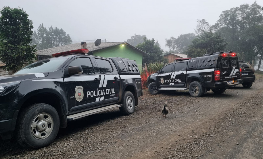 PCPR prende dois homens suspeitos de furto qualificado em Rebouças