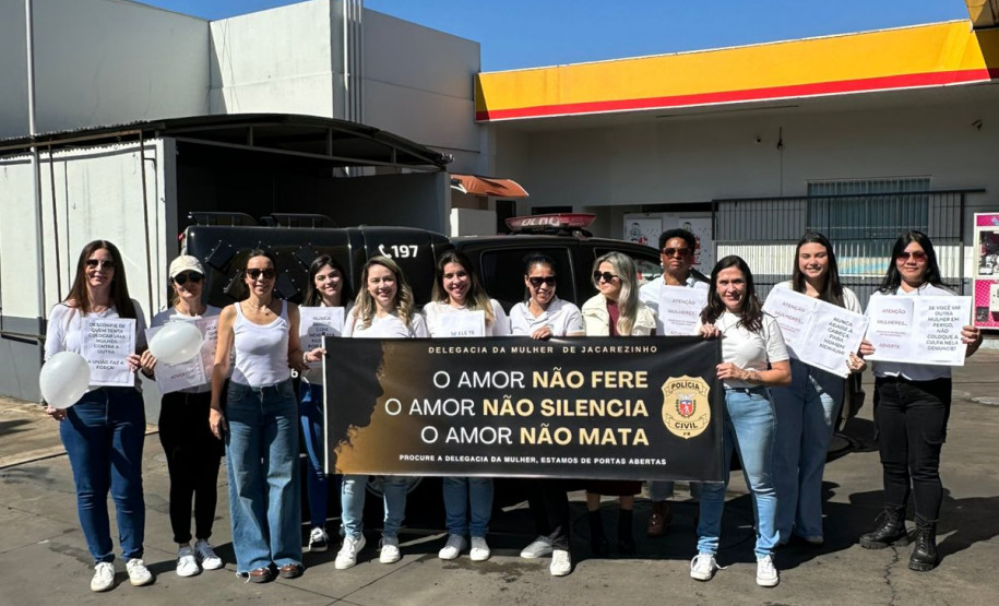 PCPR marca presença na Caminhada do Meio-Dia contra o feminicídio
