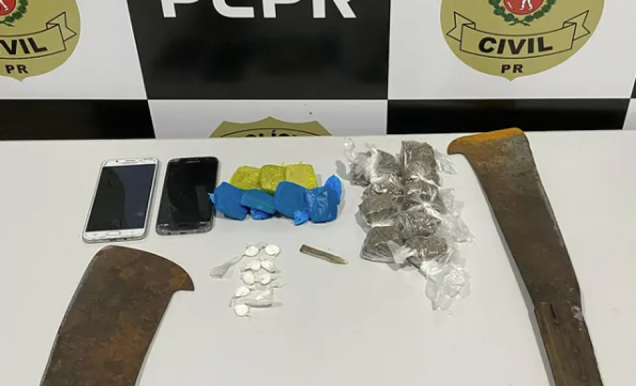 PCPR prende casal em flagrante por tráfico de drogas em Santa Isabel do Ivaí