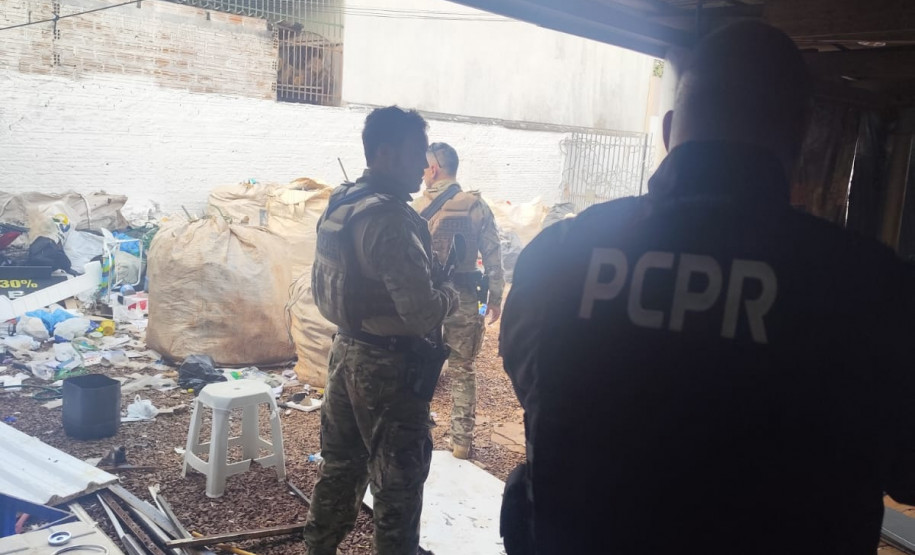 Forças de Segurança realizam ação para combater o furto e receptação de fios de cobre em Cascavel