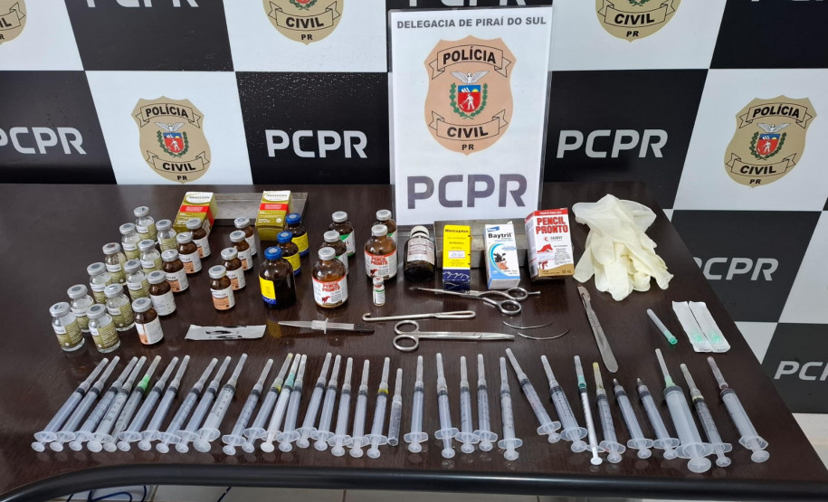 PCPR prende homem por maus  tratos, tráfico de drogas e exercício irregular de profissão em Castro