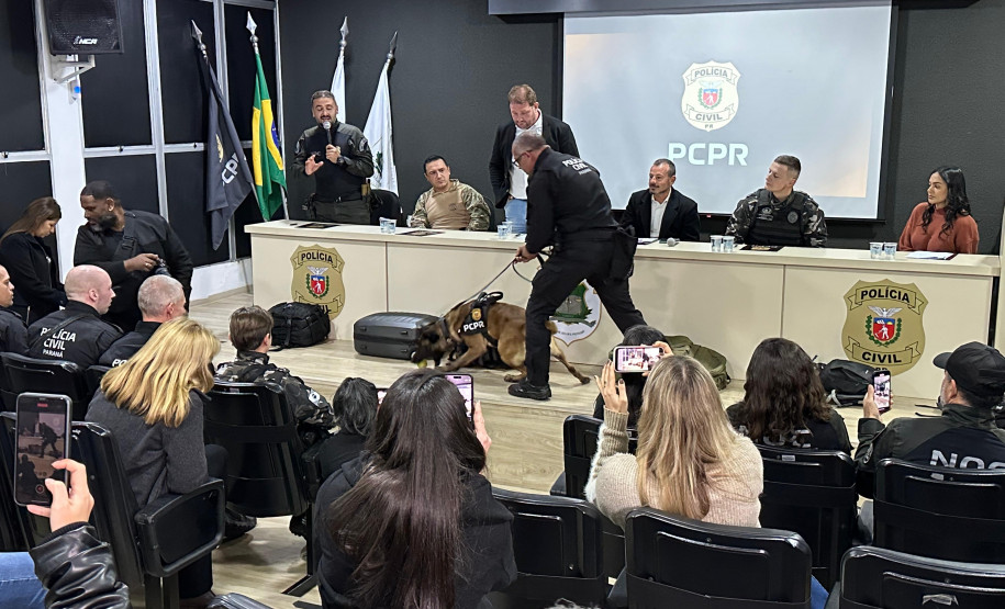 PCPR forma sete condutores em Curso de Operações Policiais com Cães
