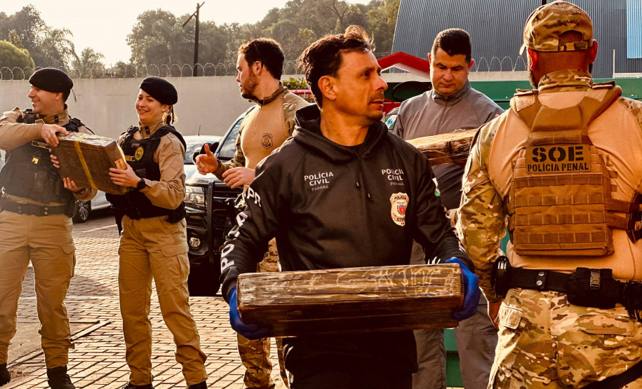 PCPR incinera 10 toneladas de drogas apreendidas em Cascavel e região