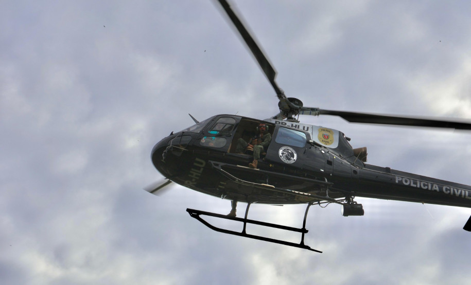 PCPR celebra 9 anos do Grupamento de Operações Aéreas com 3.800 missões