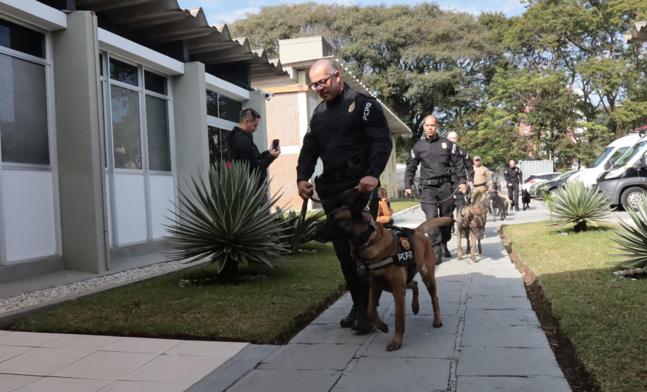 PCPR forma sete condutores em Curso de Operações Policiais com Cães