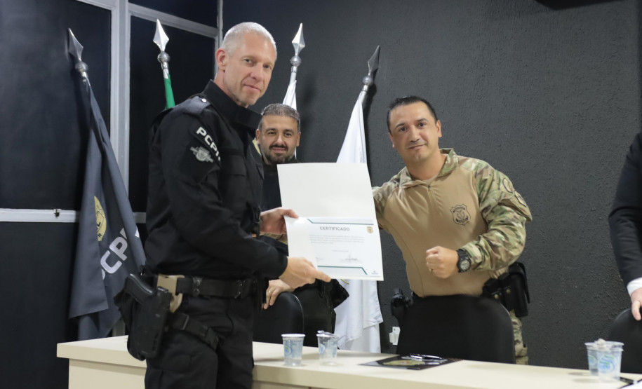 PCPR forma sete condutores em Curso de Operações Policiais com Cães