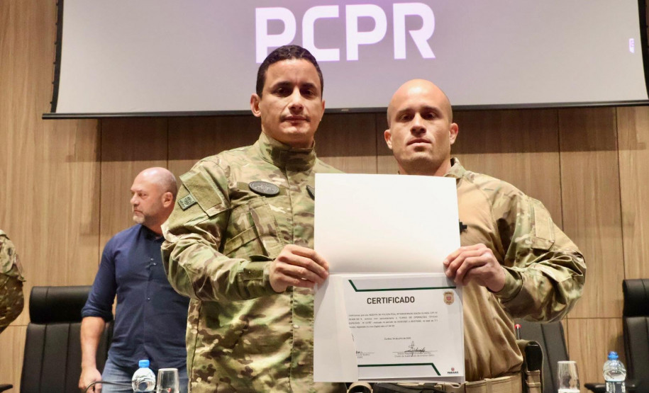 PCPR forma 15 operadores no IX Curso de Operações Táticas Especiais