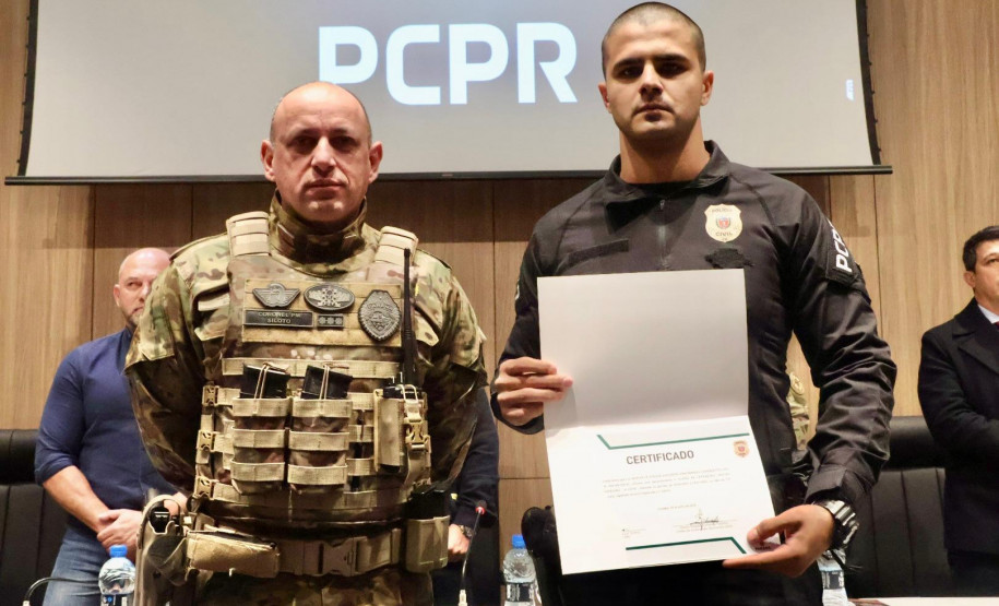 PCPR forma 15 operadores no IX Curso de Operações Táticas Especiais