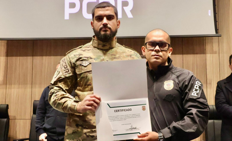 PCPR forma 15 operadores no IX Curso de Operações Táticas Especiais