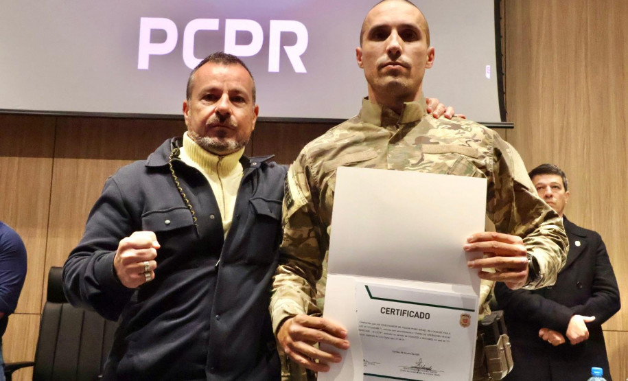 PCPR forma 15 operadores no IX Curso de Operações Táticas Especiais