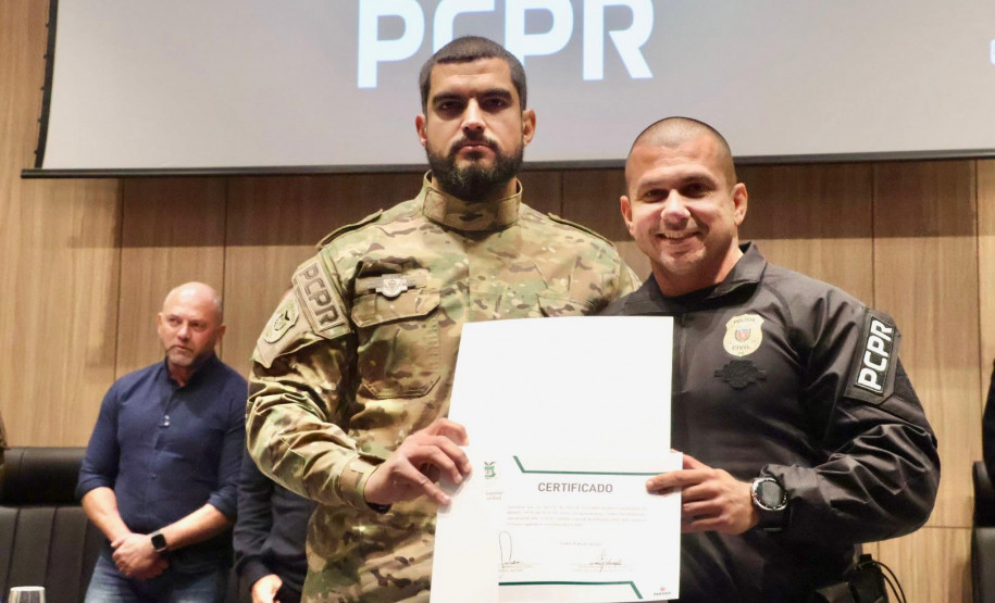 PCPR forma 15 operadores no IX Curso de Operações Táticas Especiais