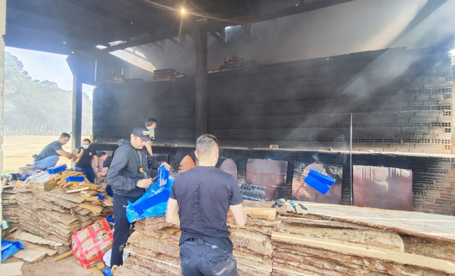 PCPR incinera cerca de 3,5 toneladas de drogas em São José dos Pinhais