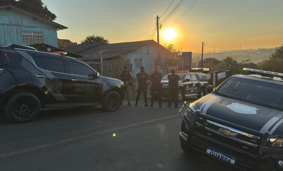 PCPR, PMPR e GM prendem 10 pessoas durante operação nos Campos Gerais do estado