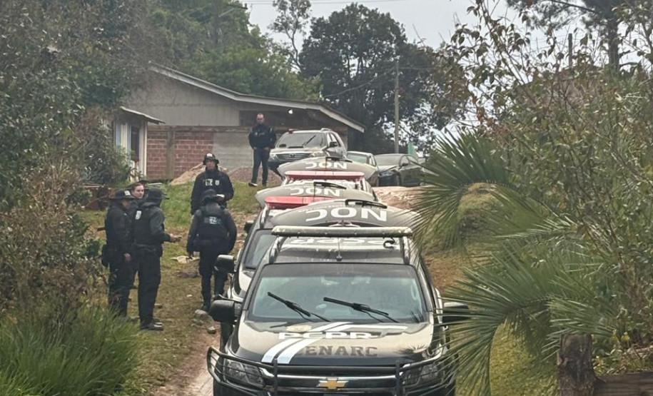 PCPR prende três pessoas vinculadas a um homicídio e tráficos de drogas em Mandirituba