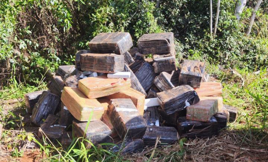 Operação da PMPR, PCPR e PF apreende carga de maconha avaliada em R$ 5,1 milhões
