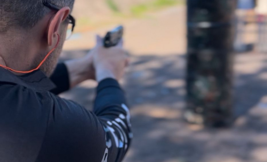 PCPR realiza treinamento de tiro em Mamborê