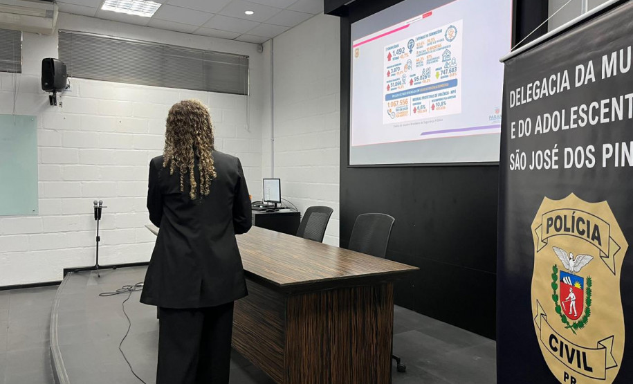 PCPR realiza palestra em alusão ao Agosto Lilás em empresa de Curitiba