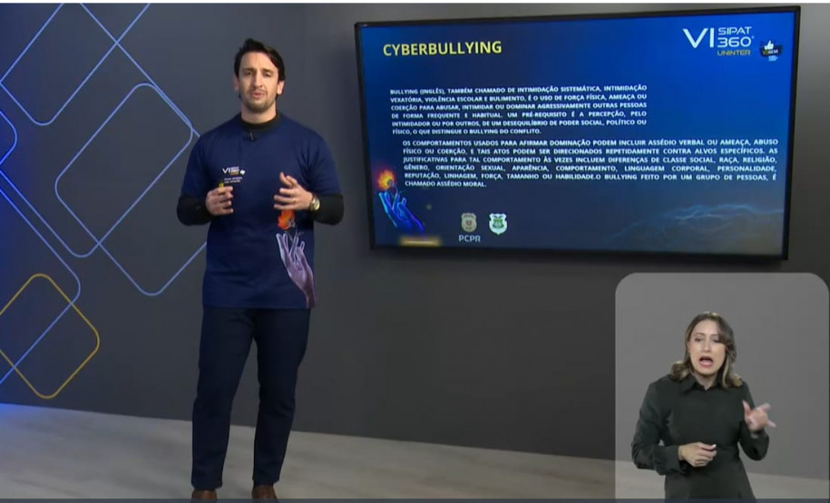 PCPR ministra palestra sobre cyberbullying em empresa de Curitiba