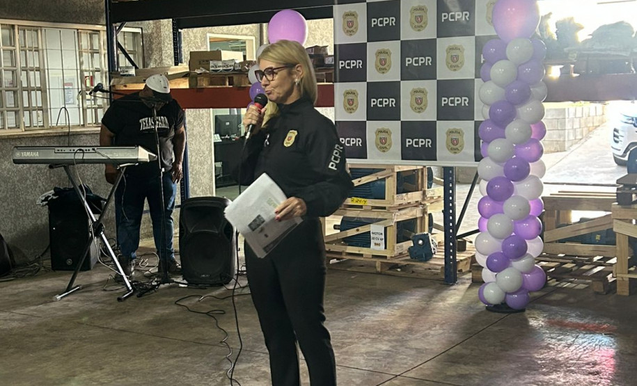 PCPR realiza palestra sobre Agosto Lilás em Rolândia