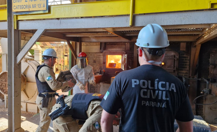 PCPR incinera mais de 223 quilos de drogas apreendidas em Campo Mourão