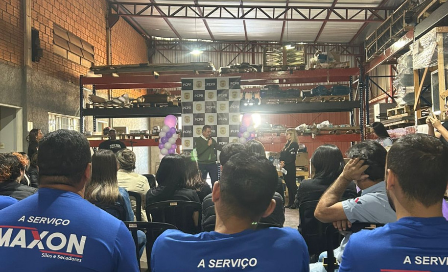 PCPR realiza palestra sobre Agosto Lilás em Rolândia