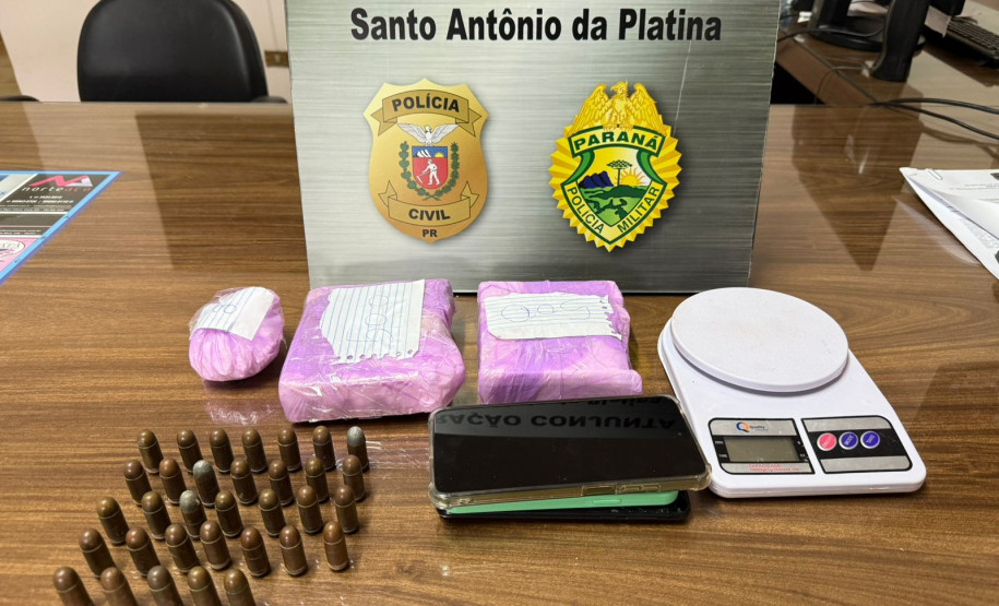PCPR e PMPR prendem dois homens por tráfico de drogas em Cambará