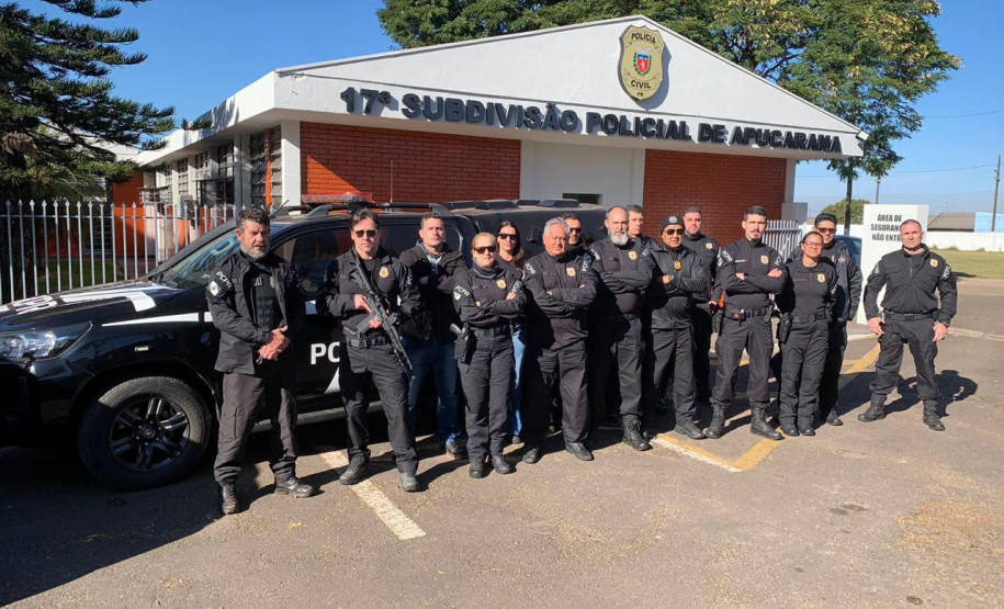 PCPR prende oito pessoas durante ação contra o tráfico de drogas em Apucarana
